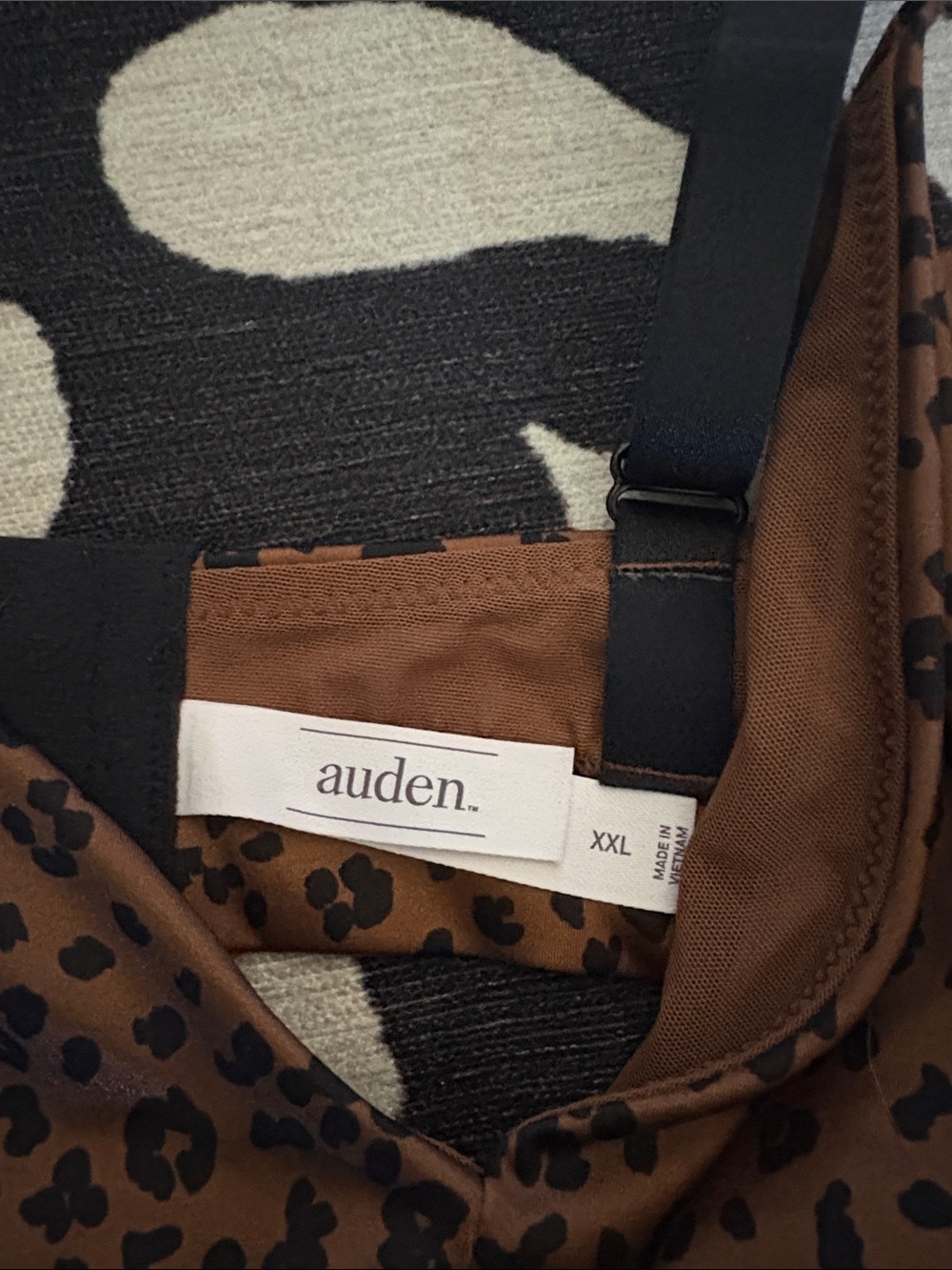 Auden Brown and Black Leopard Print Bralette - Picture 2 of 3